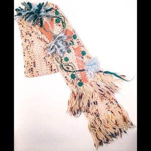 LF Shrake Scarf HandStitched & Boho Fringe-tastic!
